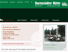 Tablet Screenshot of darmstaedter-huette.de